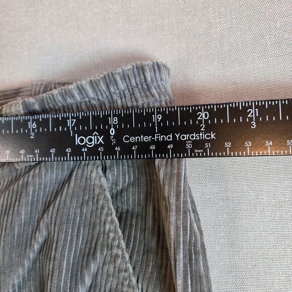 Vintage 1980s LL Bean Corduroy Pants Gray 38x30 Made in Hong Kong - Picture 9 of 13